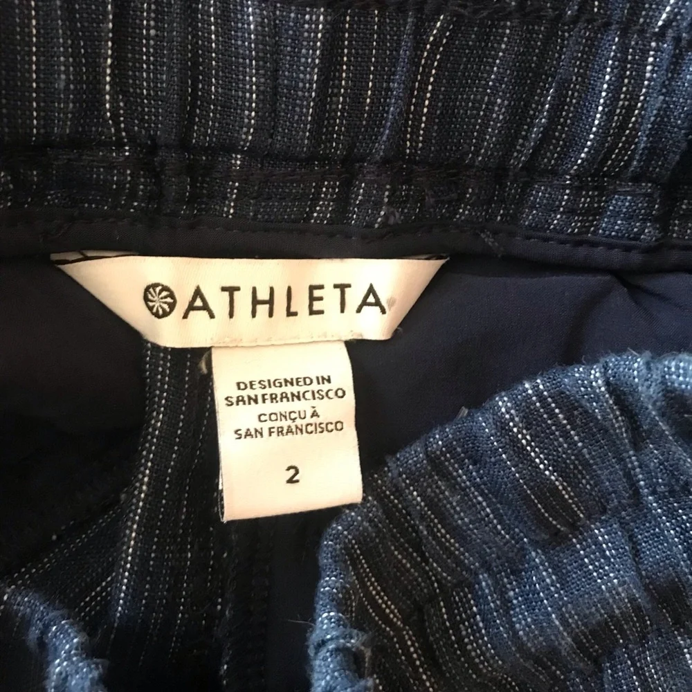ATHLETA Cabo Linen Textured 4” Shorts - Picture 8 of 10